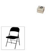 シャーリーチスホルム |スタンプ |折りたたみ椅子 ラバースタンプ (押印)