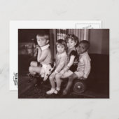 シャーリーテンプルと集団.jpeg ポストカード (正面/裏面)