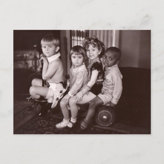 シャーリーテンプルと集団.jpeg ポストカード (正面)