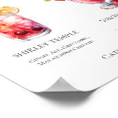 シャーリーテンプルストロベリーダイキリモックテールメニュー ポスター (角)