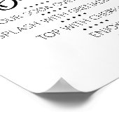 シャーリーテンプルモックテールバーサイン ポスター (角)