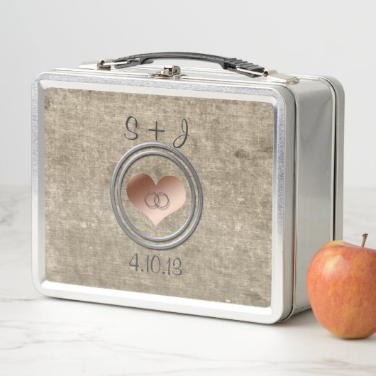 シャーリー・テイラーによるこのリングや輪で メタルランチボックス (インサイチュ)