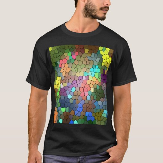 シャーリー・テイラーによるステンドグラス Tシャツ (正面)