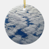 シャーリー・テイラーによる空のパターン セラミックオーナメント (正面)