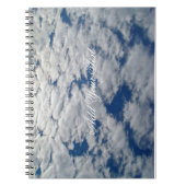 シャーリー・テイラーによる空の模様 ノートブック (正面)