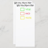 シャーリー・テイラーに結婚してくれないか (正面/裏面)