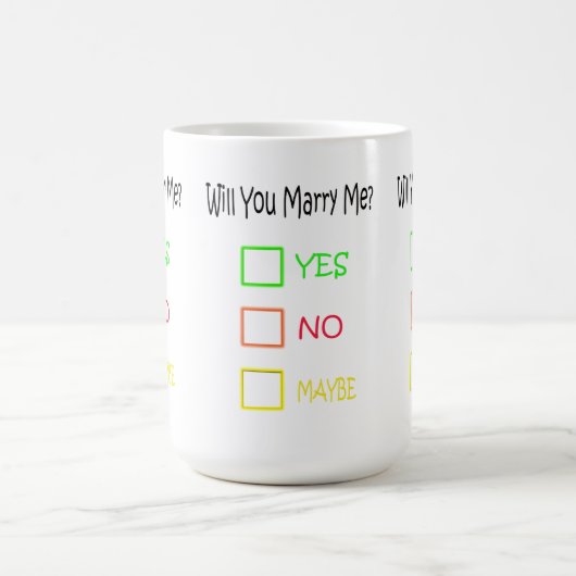 シャーリー・テイラーに結婚してくれないか コーヒーマグカップ (中央)