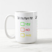 シャーリー・テイラーに結婚してくれないか コーヒーマグカップ (左)