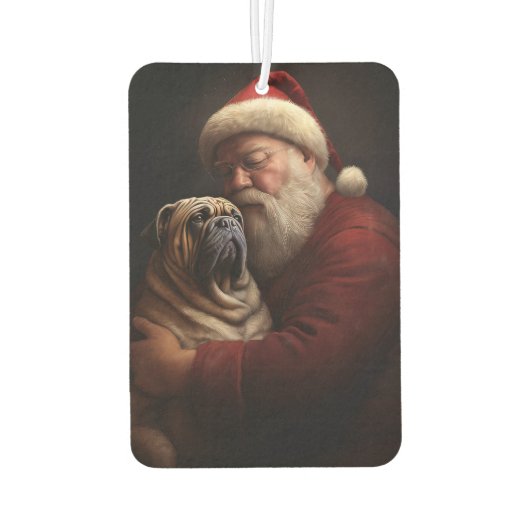 シャールペイとサンタクロースフェスティバルクリスマス カーエアーフレッシュナー (裏面)