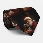 シャールペイとサンタクロースフェスティバルクリスマス ネクタイ (ロール)