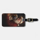 シャールペイとサンタクロースフェスティバルクリスマス ラゲッジタグ (正面横)