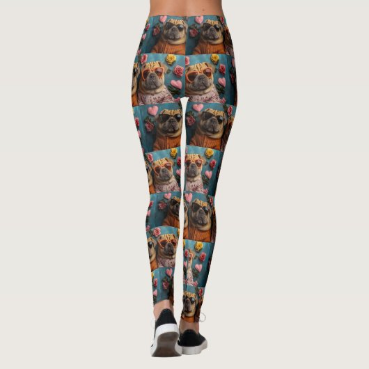 シャールペイとハートバラバレンタインデー レギンス (裏面)