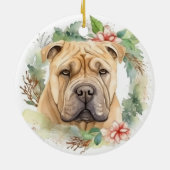 シャールペイクリスマスリースフェスティバルカップ セラミックオーナメント (裏面)