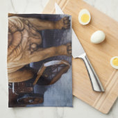 シャールペイスノーイスレクリスマスデコール キッチンタオル (四つ折り)