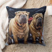 シャールペイスノーイスレクリスマスデコール クッション (ブランケット)