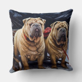 シャールペイスノーイスレクリスマスデコール クッション (裏面)