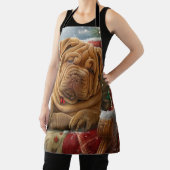 シャールペイドッグクリスマスフェスティバル エプロン (インサイチュ)