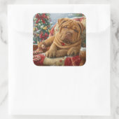 シャールペイドッグクリスマスフェスティバル スクエアシール (バッグ)