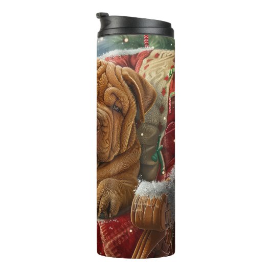 シャールペイドッグクリスマスフェスティバル タンブラー (回転右)