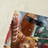 シャールペイドッグクリスマスフェスティバル ビーチタオル (インサイチュ)