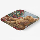 シャールペイドッグクリスマスフェスティバル ペーパープレート (傾斜あり)