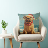 シャールペイドッグクリスマスヴィンテージビーチ クッション (椅子)