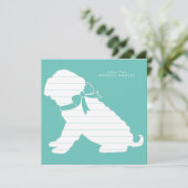 シャールペイドッグパピー サンキューカード (スタンド正面)