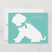 シャールペイドッグパピー サンキューカード (正面)