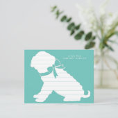 シャールペイドッグパピー サンキューカード (スタンド正面)