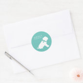 シャールペイドッグパピー ラウンドシール (封筒)