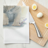 シャールペイドッグママフローラ キッチンタオル (四つ折り)