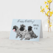 シャールペイハッピーバースデーオールユースパピー カード (黄色い花)