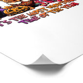 シャールペイハロウィンサンクスギビングクリスマスクラシック ポスター (角)