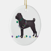 シャールペイ中国のフェリズドッグいけなクリスマスデザイン セラミックオーナメント (右)