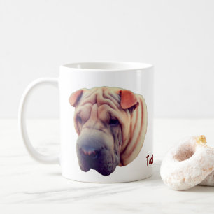 シャールペイ犬パーソナライズされた恋人 コーヒーマグカップ