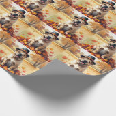 シャールペイ紅葉感謝祭アート ラッピングペーパー (角)