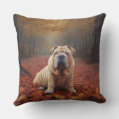 シャールペイ紅葉秋 クッション (裏面)