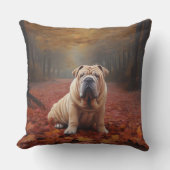 シャールペイ紅葉秋 クッション (正面)