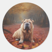 シャールペイ紅葉秋 ラウンドシール (正面)