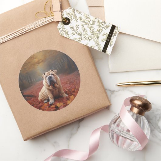 シャールペイ紅葉秋 ラウンドシール (ギフト)