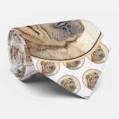 シャールペイ絵画ズ – かわいいオリジナルドッグアート ネクタイ (ロール)