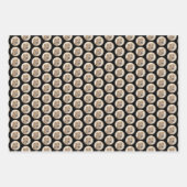 シャールペイ絵画ズ – かわいいオリジナルドッグアート ラッピングペーパーシート (正面3)