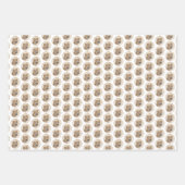 シャールペイ絵画ズ – かわいいオリジナルドッグアート ラッピングペーパーシート (正面2)