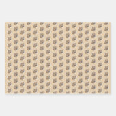 シャールペイ絵画ズ – かわいいオリジナルドッグアート ラッピングペーパーシート (正面)