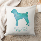 シャール中国のペイウォーターカラーデザイン クッション (ブランケット)