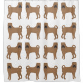 シャール平シャワーカーテン シャワーカーテン (正面)