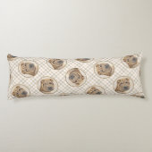 シャール絵を描ペイの子鹿しわオリジナルドッグアート ボディピロー (裏面)