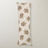 シャール絵を描ペイの子鹿しわオリジナルドッグアート ボディピロー (正面縦)