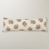 シャール絵を描ペイの子鹿しわオリジナルドッグアート ボディピロー (正面)