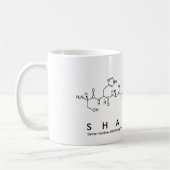 シャーレーンペプチド名mug コーヒーマグカップ (左)